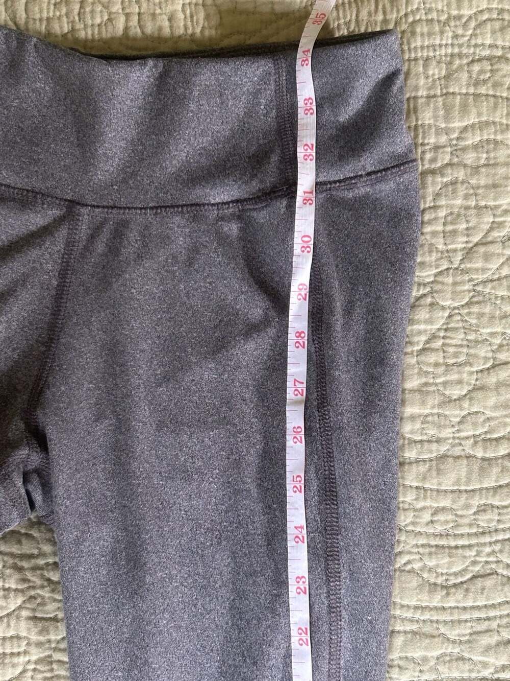 All in Motion Women's High-Waisted Heathered Gray Leggings Size S - Picture 6 of 7
